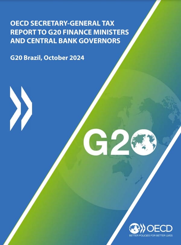 经合组织的巴西G20报告:截止2024年10月的国际税发展