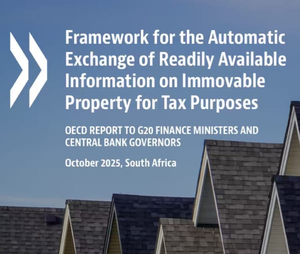 可轻易获取的不动产涉税信息交换框架（IPI）